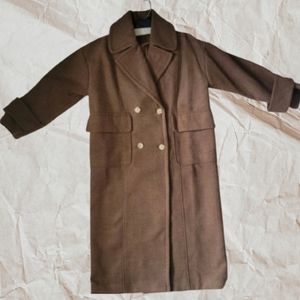 BEULAH NWOT BROWN WOOL BLEND COAT